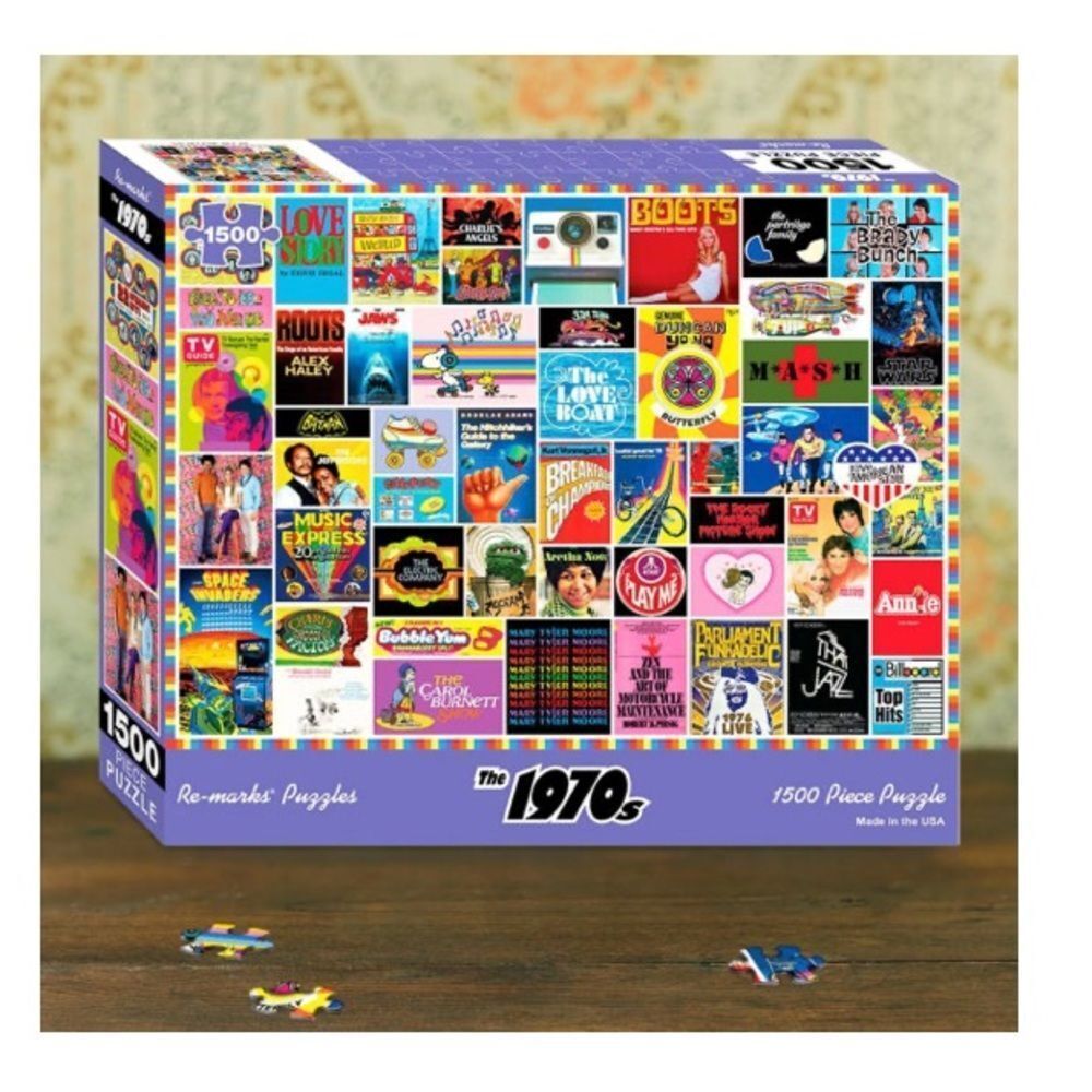 Jigsaw Puzzle 1970’s Nostalgia 1500 Pieces